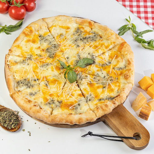 Изображение Пицца 4 сыра - 33 см
